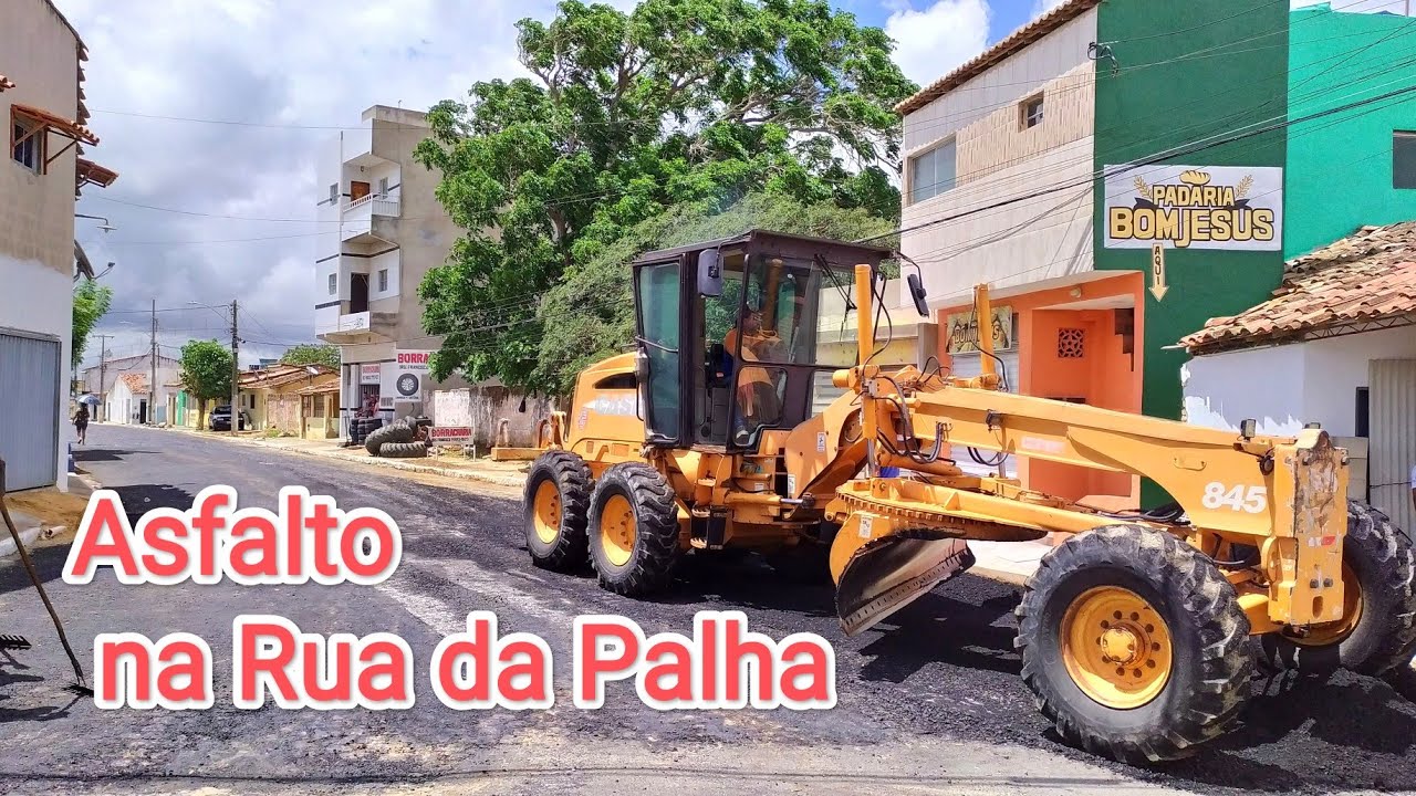 Asfalto na Rua da Palha Araruna PB