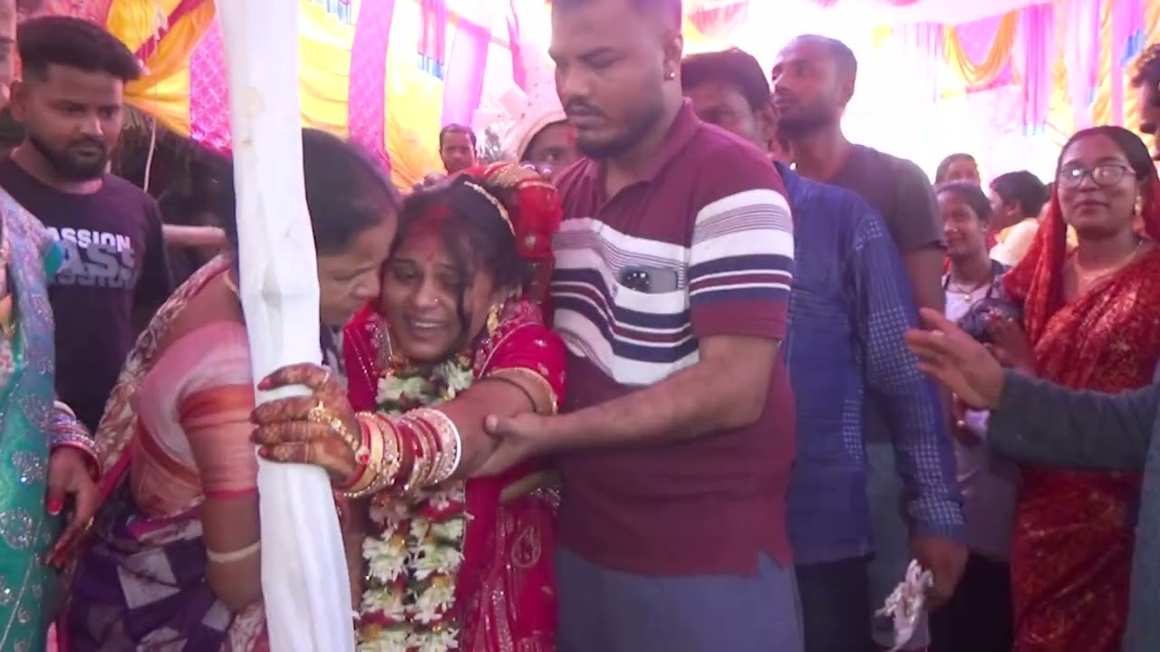Bidai moment for Jagruti Marriage.