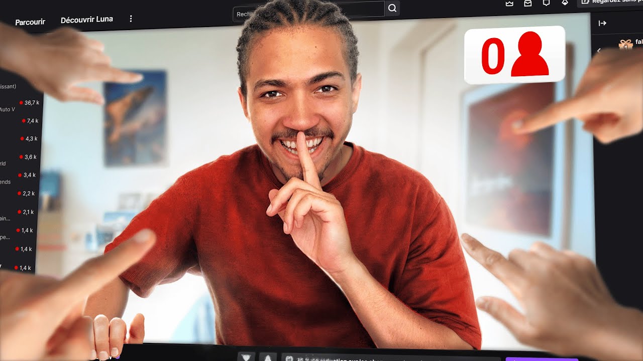 Je me cache sur des chaines à 0 viewers (Streamer Incognito)