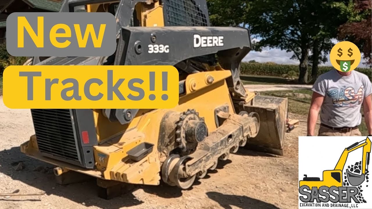 New tracks installed on John Deere 333G!!!