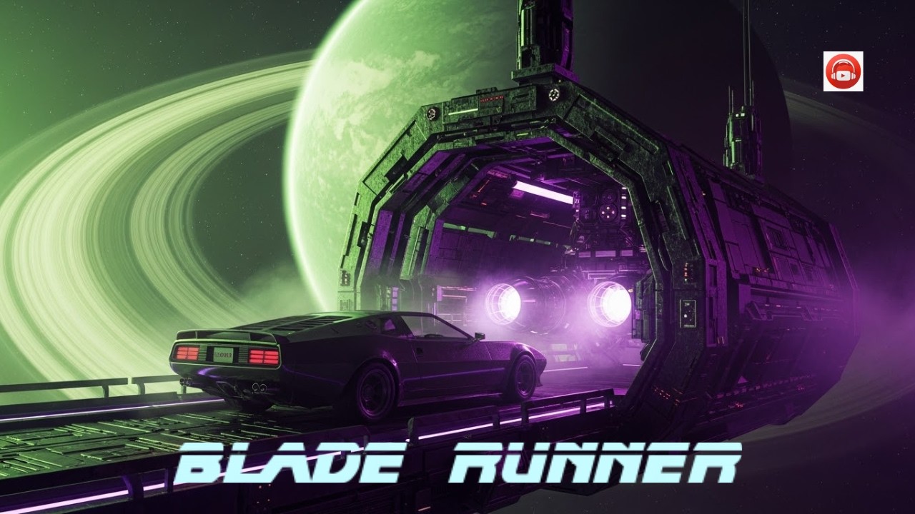 Retro Futuristic Music | Neon City Vibes | Sci-Fi Ambience for Sleep, Study, Work & Deep Focus Music