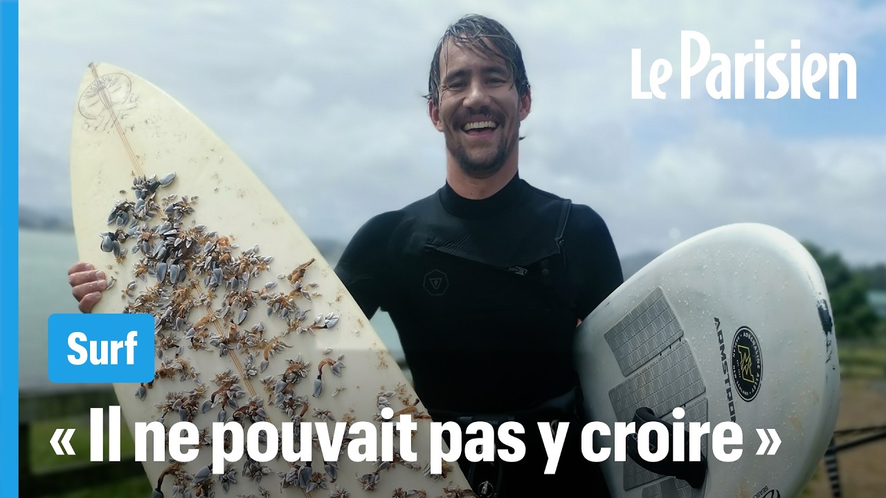 Un Breton retrouve une planche de surf perdue en mer &agrave; plus de 2400 km