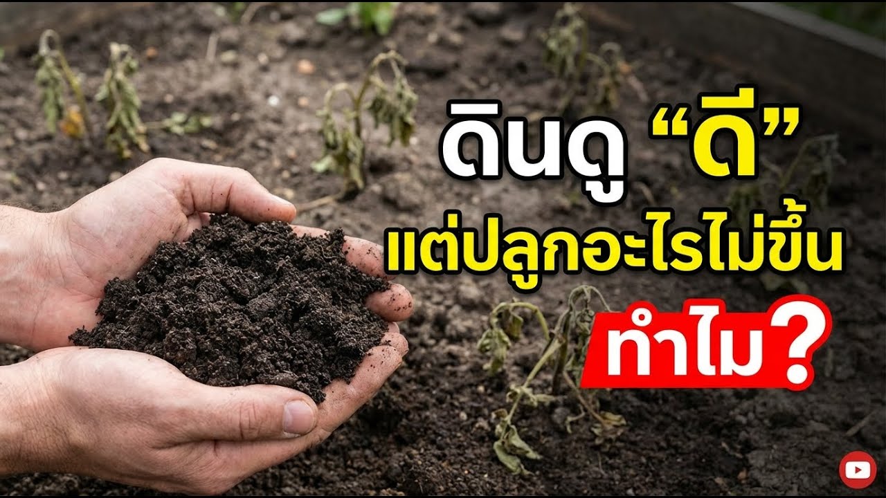 ดินดูสมบูรณ์แต่ปลูกไม่ขึ้น? สาเหตุที่คุณต้องรู้!