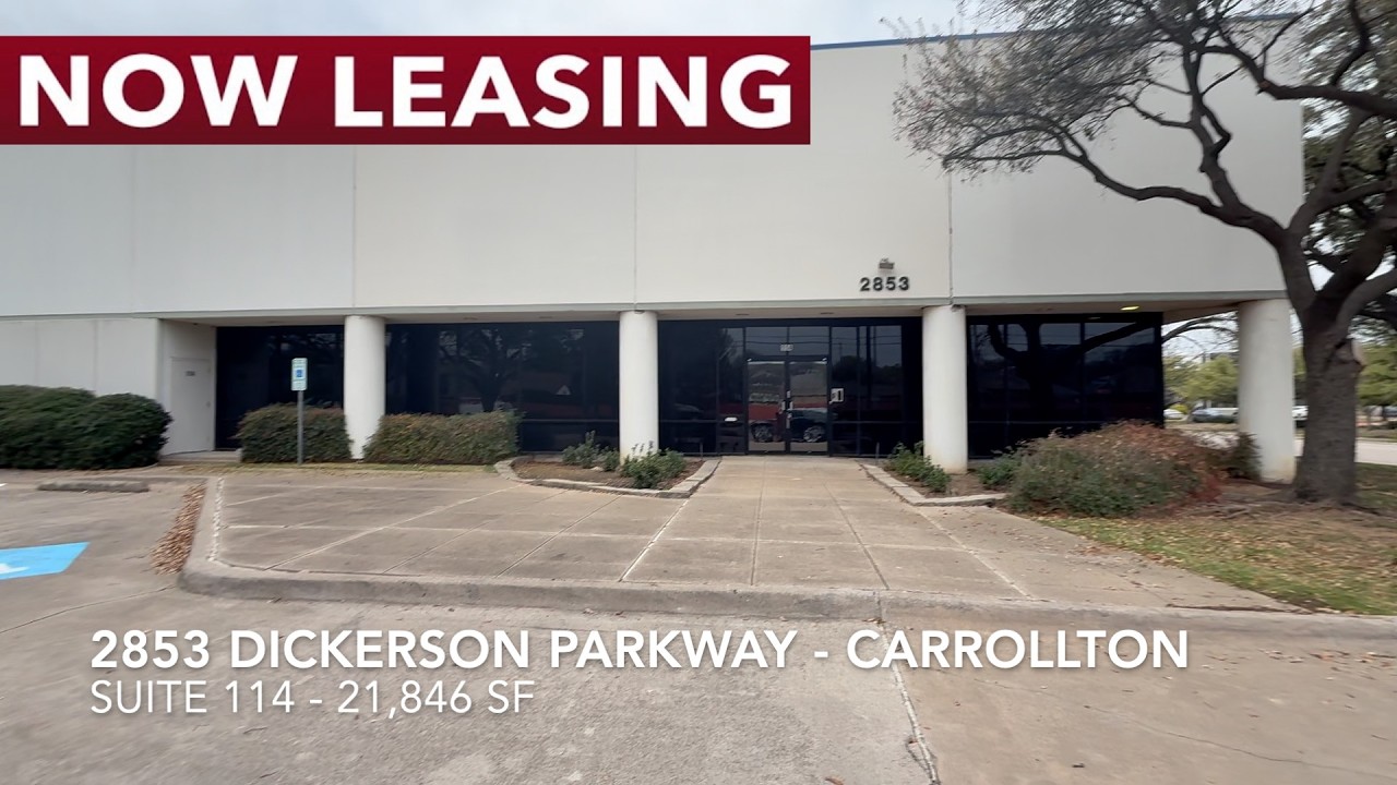 2853 Dickerson Parkway - 21,846 SF Industrial for Lease | Carrollton TX | Renovated Space