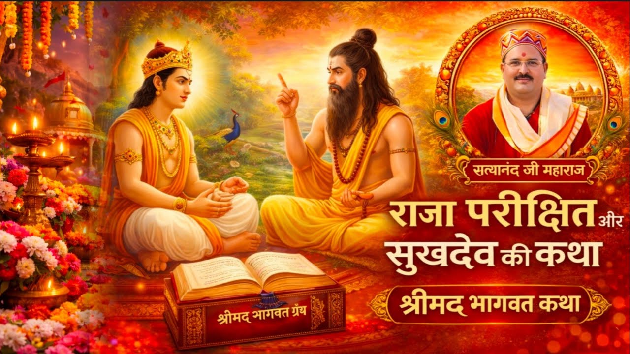 श्रीमद् भागवत कथा के दौरान सुकदेव मंदिर सुकतालपुर का दिव्य दर्शन | Satyanand Ji Maharaj Chitrakoot 