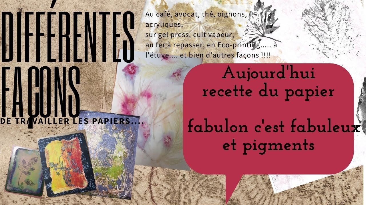 Effet vitres cassées avec du FABULON & pigments...  c'est fabuleux !!