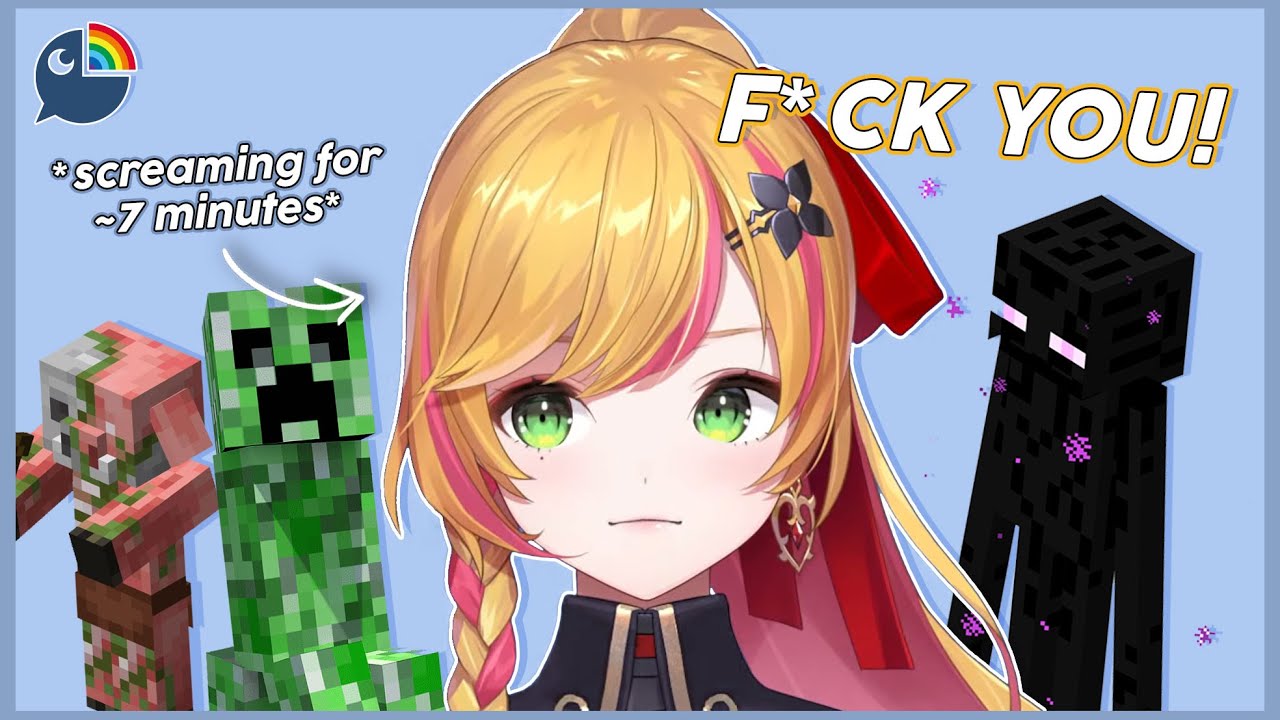 Seffyna SCREAMING in Minecraft: A Compilation | NIJISANJI