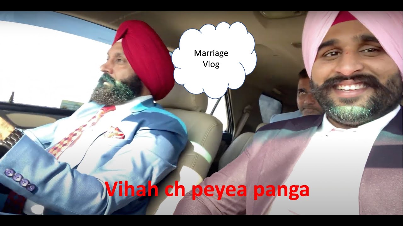 Attend marriage with Zaildar Uncle  | Marriage function Vlog