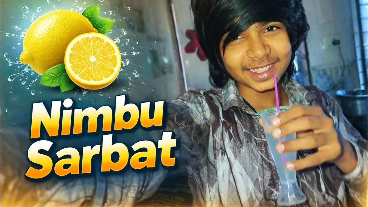 Nimbu sarbat with unique glaas 😲😍