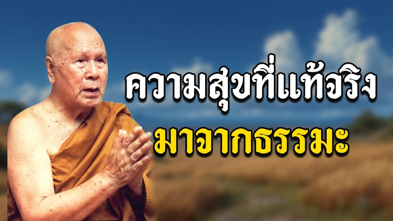 ”ความสุขที่แท้เกิดจากธรรมะ” โดยหลวงพ่อปัญญา นันทภิกขุ | ฟังธรรมก่อนนอน