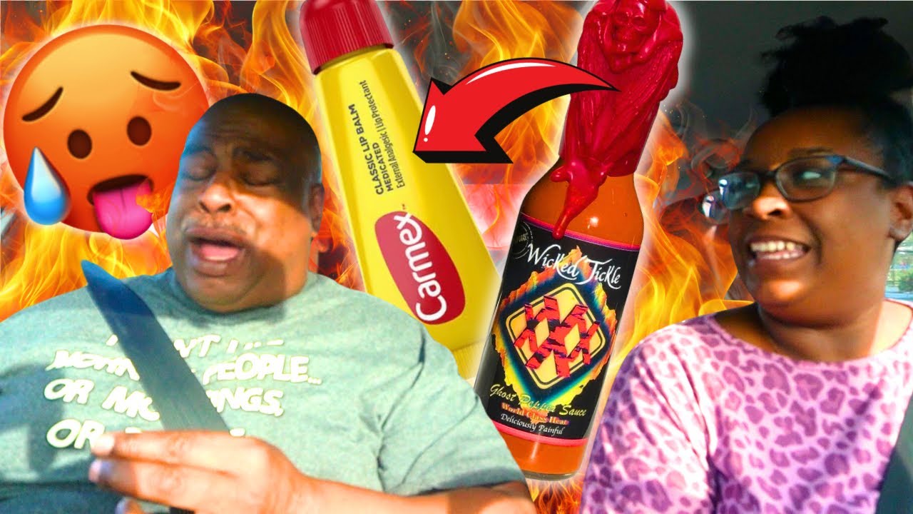 WORLDS HOTTEST HOT SAUCE PRANK ON UNSUSPECTING FIANCE LIPS!!!  *GONE WRONG*
