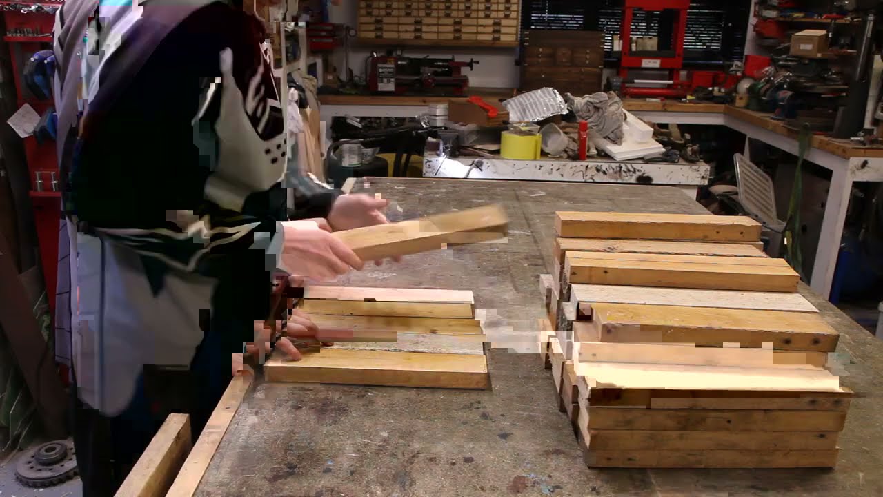 A Rustic Garden Planter Made From Warped Pallet Wood