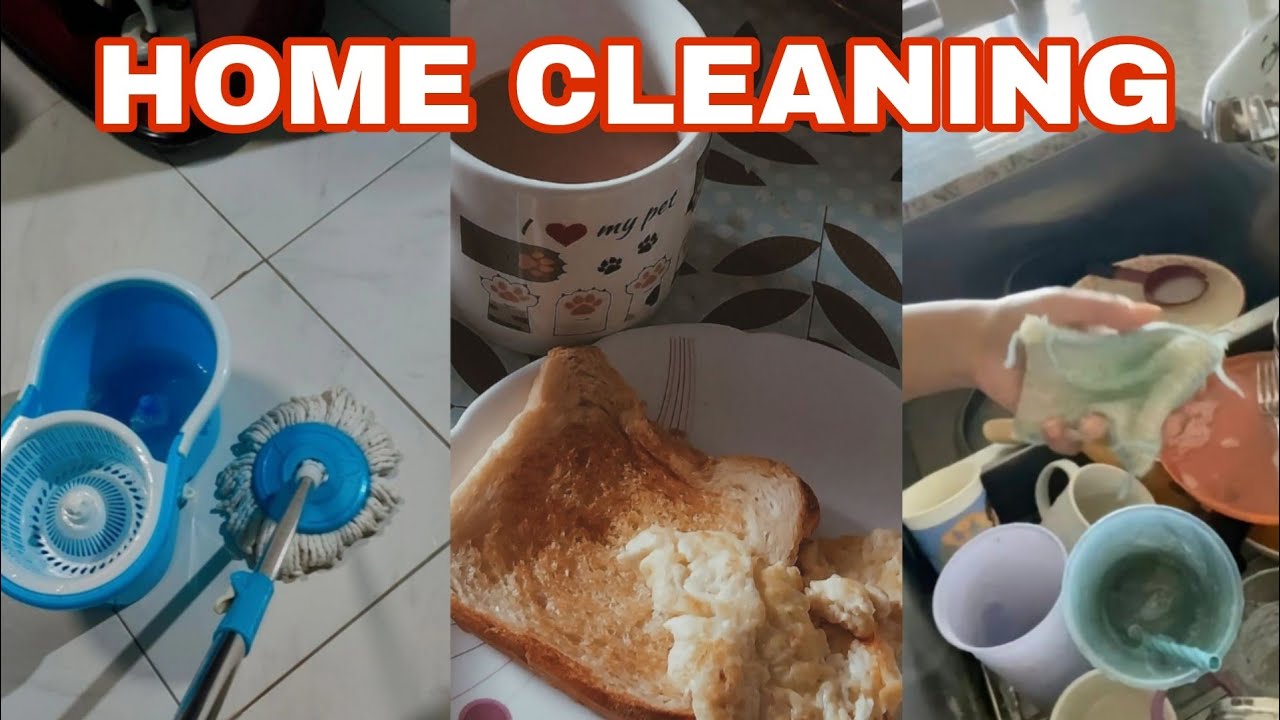 Home cleaning || اجر کی گہری صفائی کری 