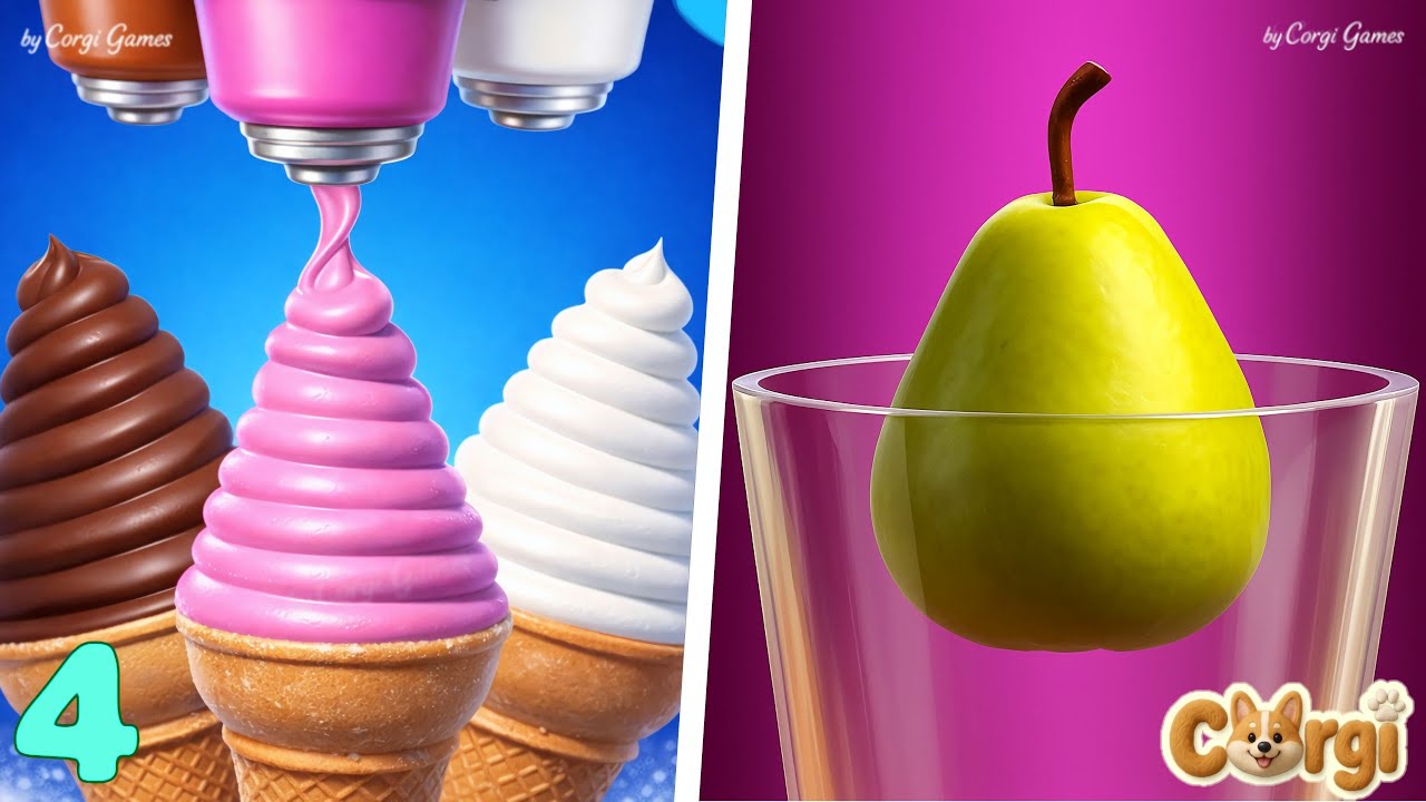 Ice Cream Inc. VS Blend It 3D EP4 - All Levels SpeedRun Walkthrough Gameplay Android iOS 