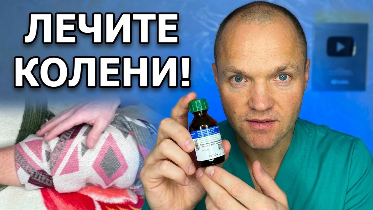 Это СРЕДСТВО ЛЕЧИТ КОЛЕНИ! СРОЧНО намажьте на КОЛЕНИ,СУСТАВЫ!