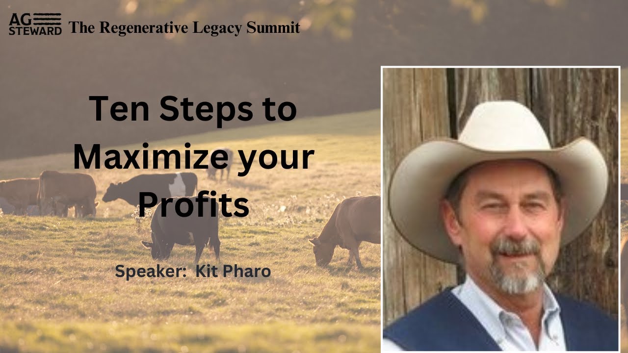 Ten Steps to Maximize Your Profits with Kit Pharo