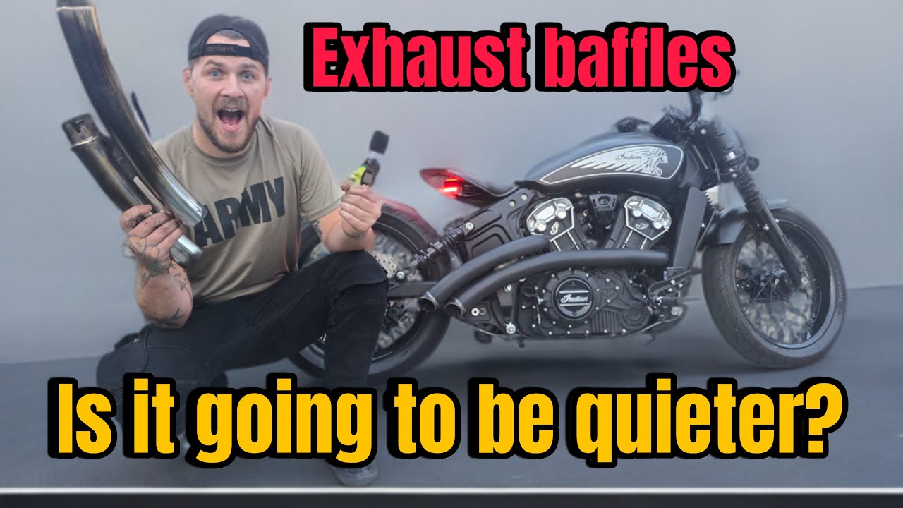 Installing quiet baffles on the Scout Bobber