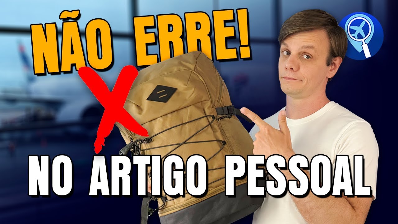 ARTIGO PESSOAL em viagens de AVIÃO: guia completo para evitar problemas no aeroporto!