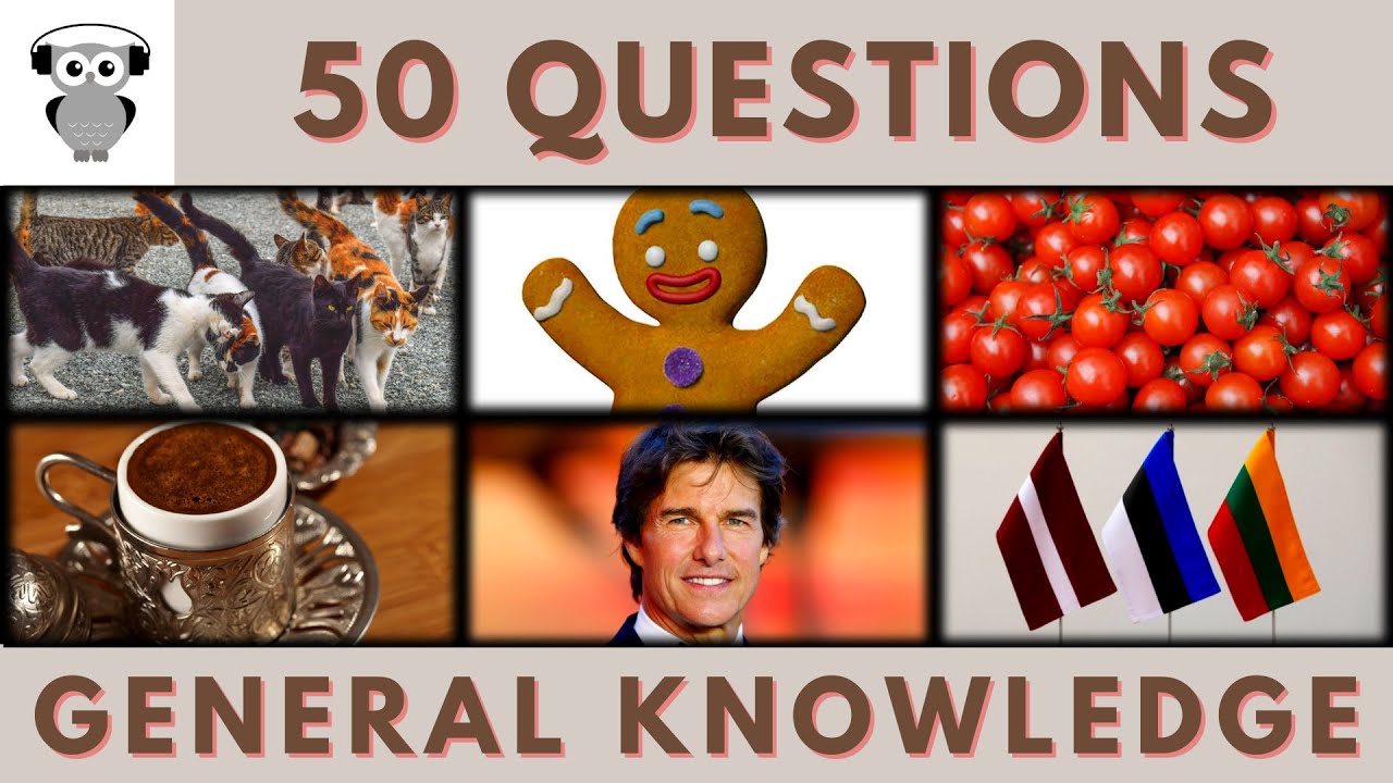 General Knowledge Quiz Trivia #238 | Cat, Gingerbread Man, Turkish Coffee, Tom Cruise, Baltic Nation