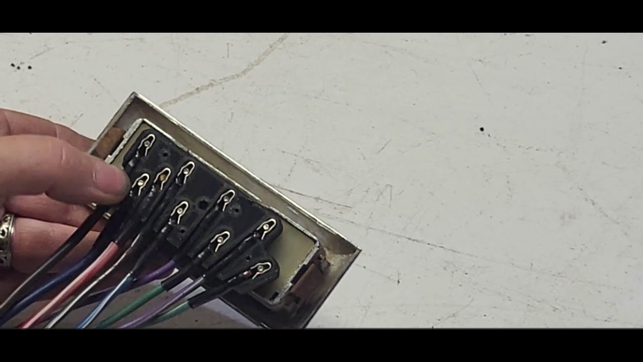 1971 Pontiac Catalina Modifying Pod Style Power Window Harnesses to Fit Door Panel Switches