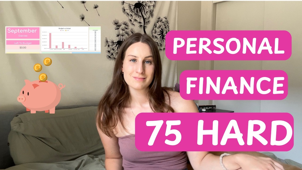 I'M STARTING 75 HARD 💸 personal finance edition 