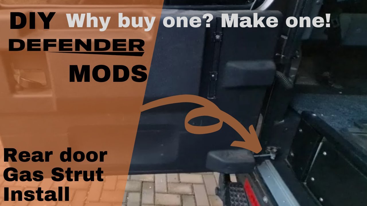 Defender Rear Door - Gas Strut Install DIY