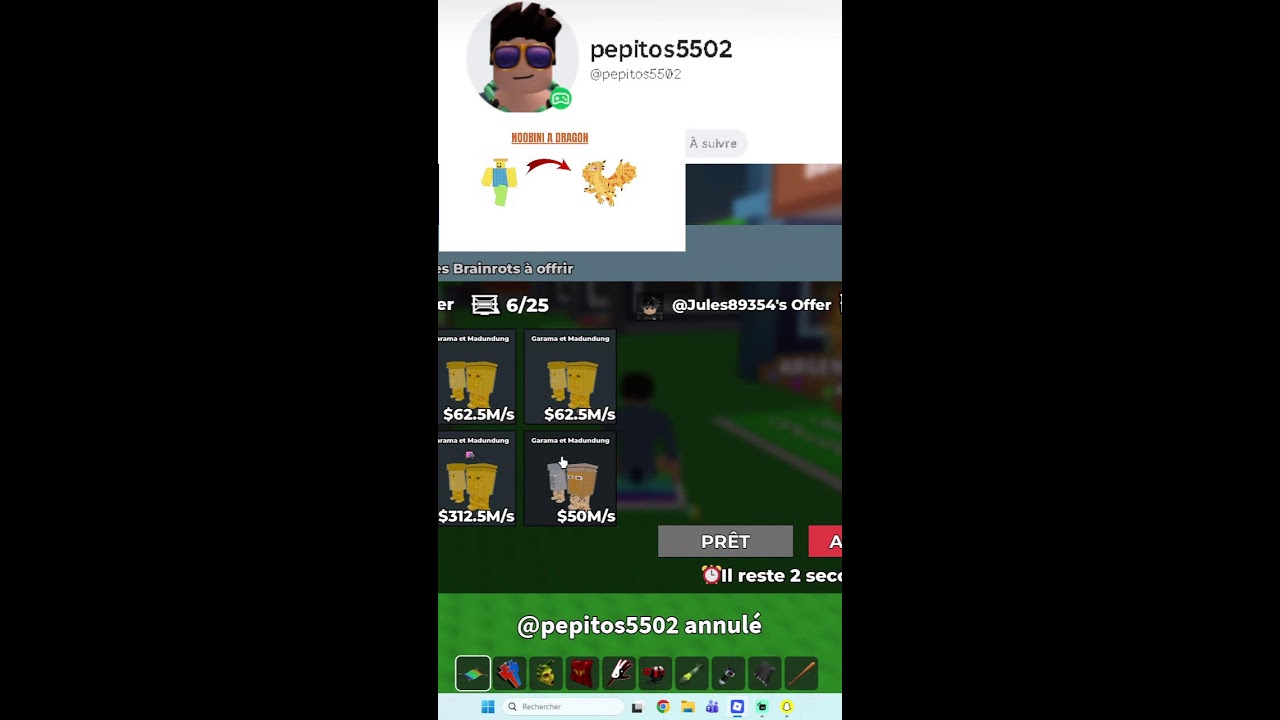 live SAB fr ! nobini a dragon !