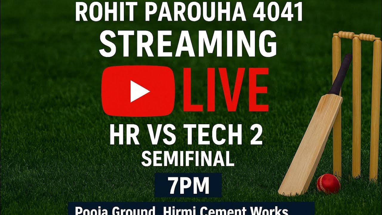 Semifinal match HR vs Tech 2 Hirmi Cement works😎
