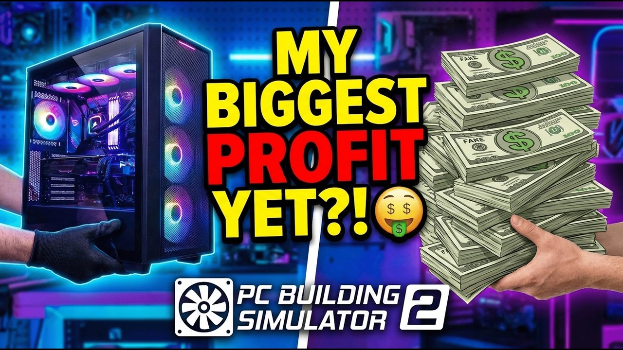 MY BIGGEST PROFIT YET?! 🤑 Flipping PCs & New Power-Ups! - Let's Play PC Building Simulator 2 #6