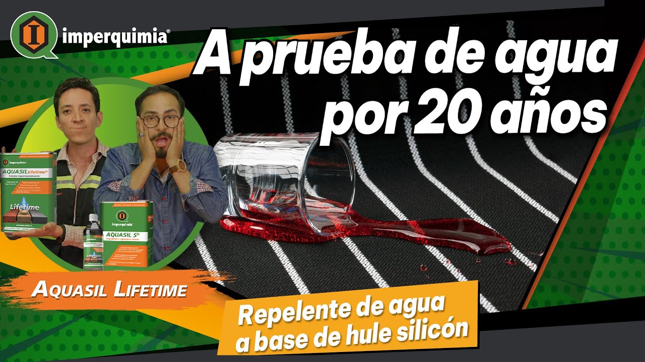 ¡Impermeabiliza diferentes superficies! 💦 Resuélvelo con #AquasilLifetime.