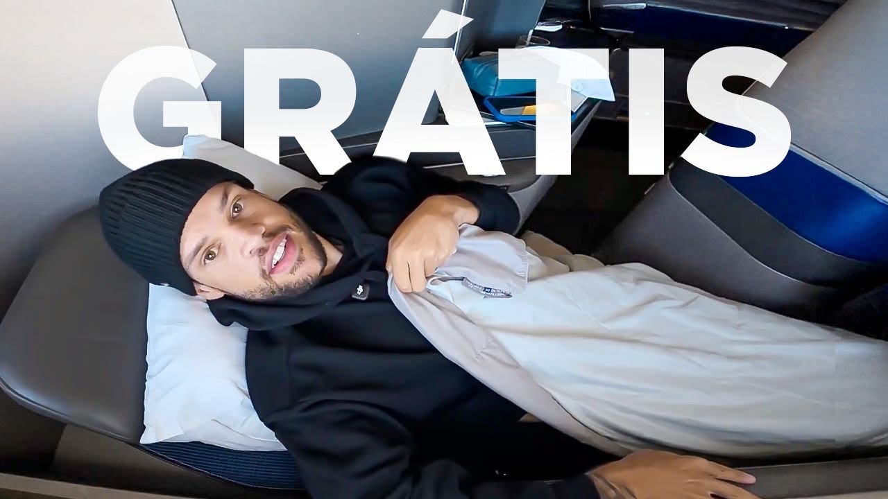 GANHEI UMA CAMA NO AVIÃO GRÁTIS