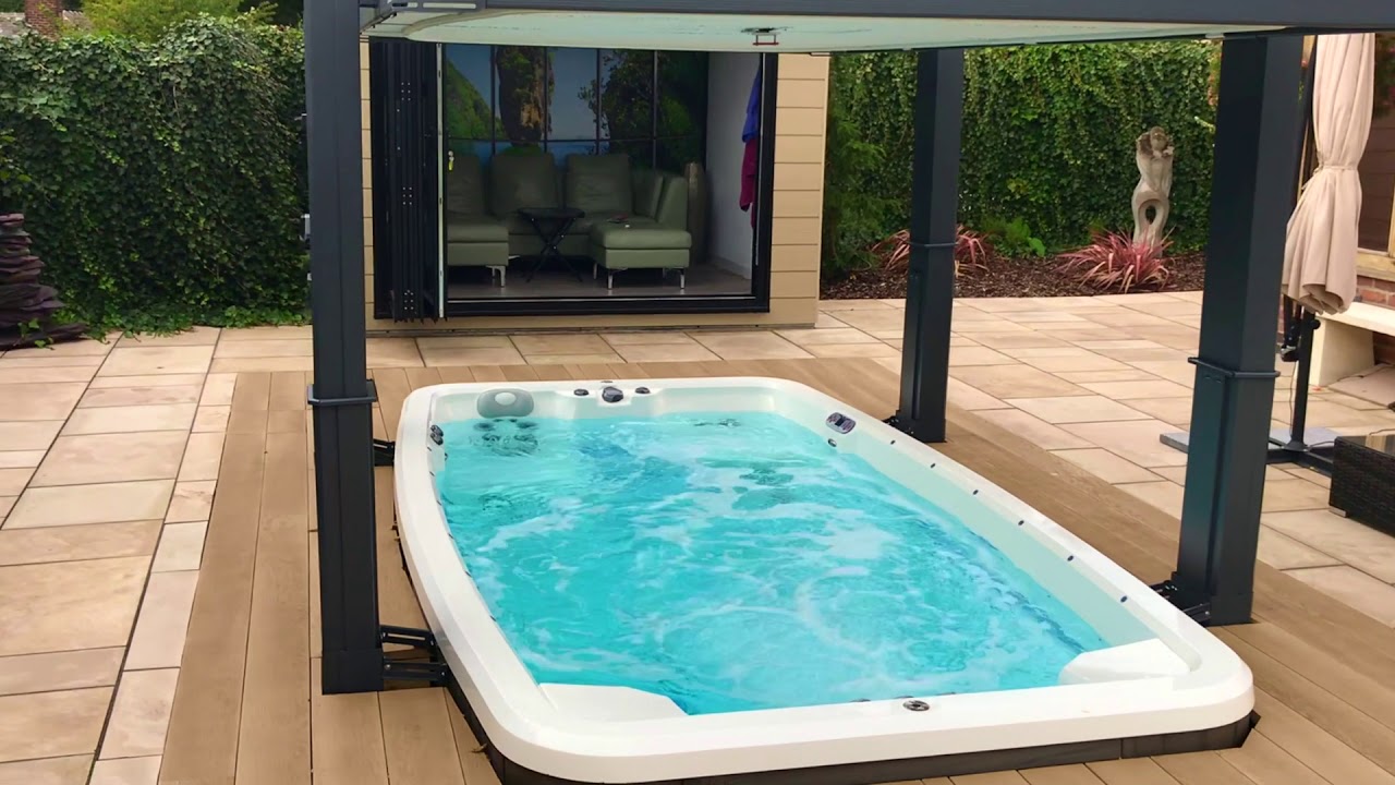 ATV 14 Sport Swim Spa with automatic cover