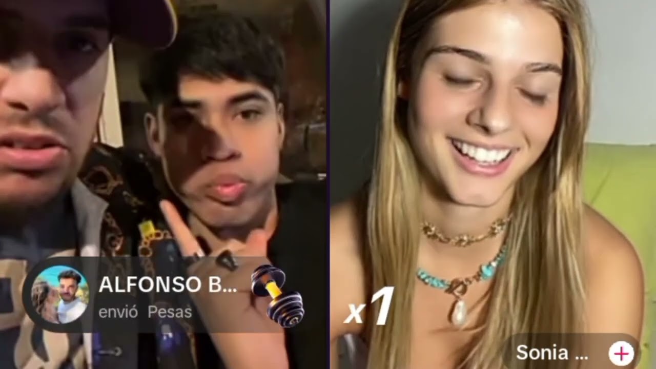 Ex de Sonia entra al live y manda rosas😅