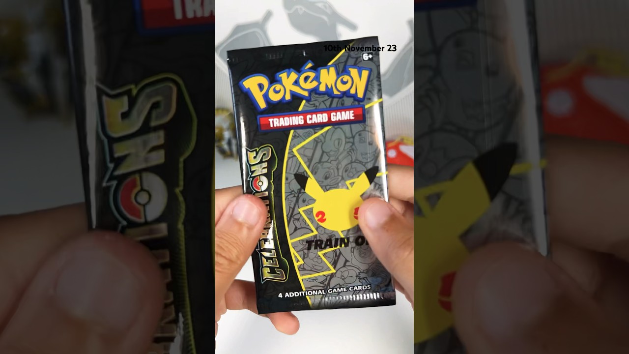 Surfing Pikachu V ⚡️!!! (Celebrations) #pokemon #pokemontcg #collectiblecards #trending #shorts