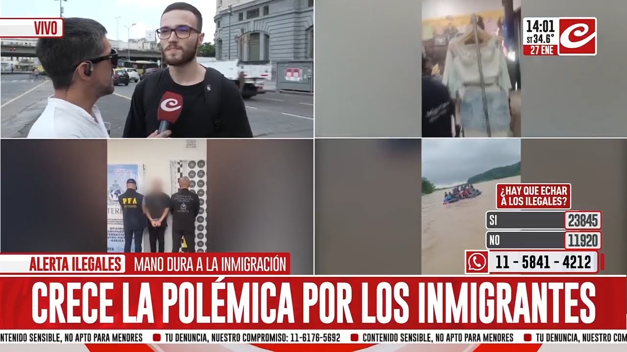 Alerta ilegales: mano dura a la inmigración