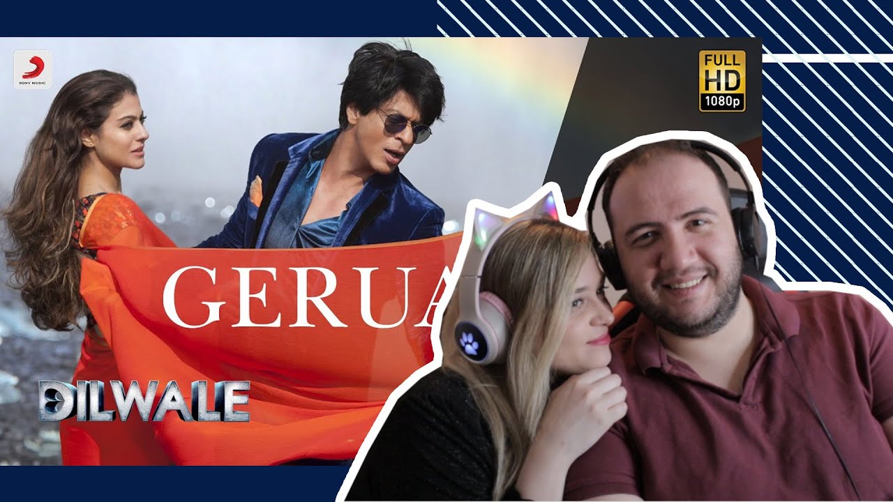 Happy Valentine's day! Wife reacts to Gerua | Shah Rukh Khan | Dilwale | Pritam |SRK| Kajol (Hindi)