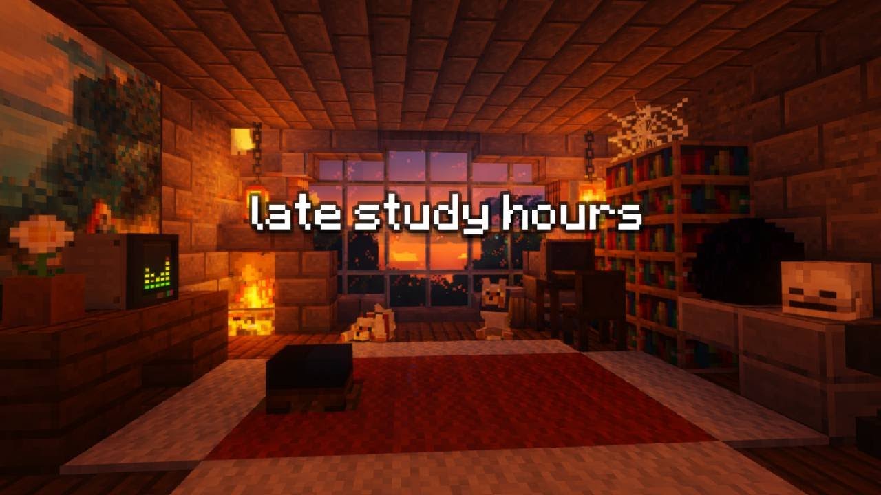 Late Study Hours 🌙 | Cozy Minecraft Music