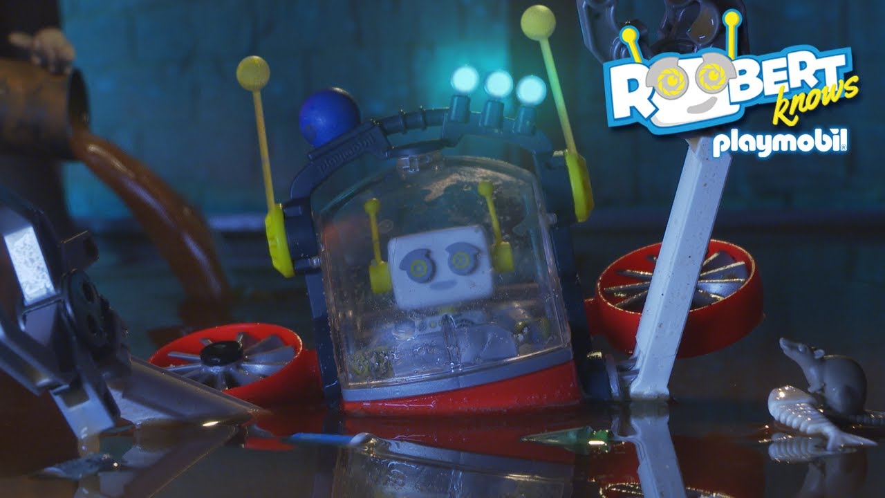 ¿A dónde va a parar el agua del retrete? | ROBert lo sabe | PLAYMOBIL en Español