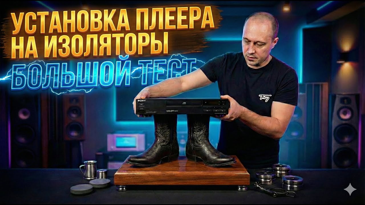Изоляция для звука: тест подставок под CD-плеер — реальный эффект или маркетинг?