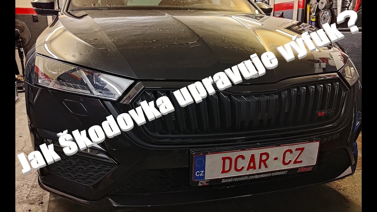 Octavia 4 RS 120 let motorsport - odstranění střed. tlumiče