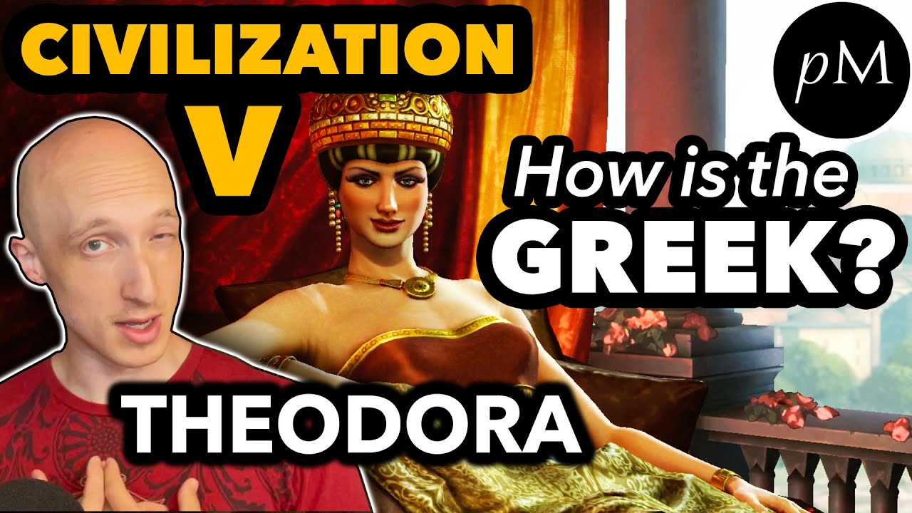 Theodora's Greek: Civilization V. How is her pronunciation?