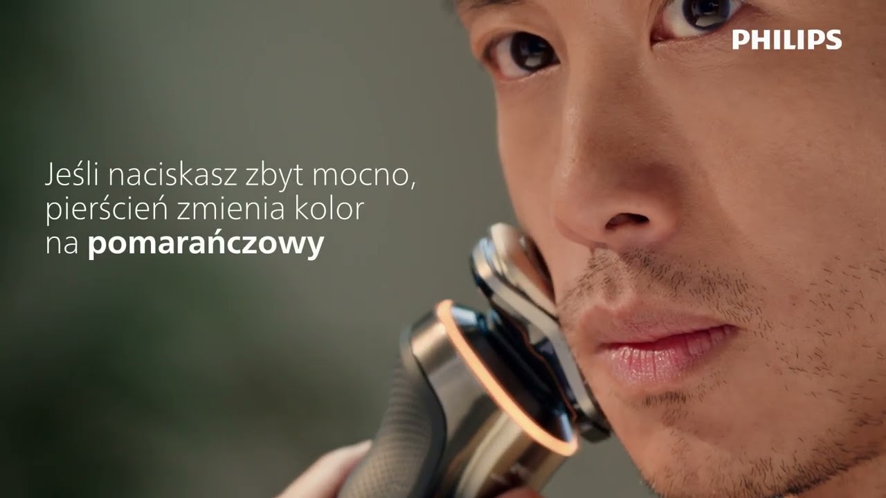 Golarka Philips i9000 Prestige Ultra - nawigacje, ikony i diody