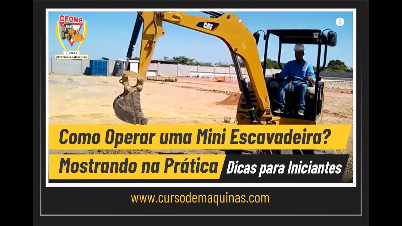 CFOMP Treinamentos - Mini Escavadeira