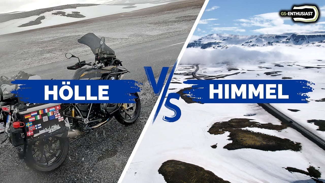 Himmel und Hölle am ersten Tourtag | Motorradreise Island (S4/E2)