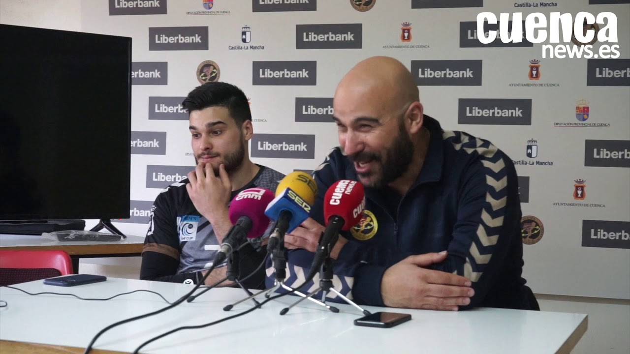 Sala de Prensa  EHF CUP 2020| Lidio Jiménez y Natán Suárez- [Liberbank Cuenca 29- 27 TTH Holstebro]