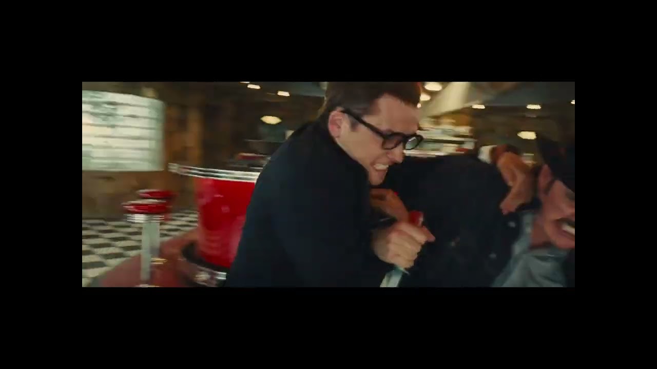 Agent Whisky VS Agent Galahad And Eggsy Fight Scene (Kingsman: The Golden Circle)