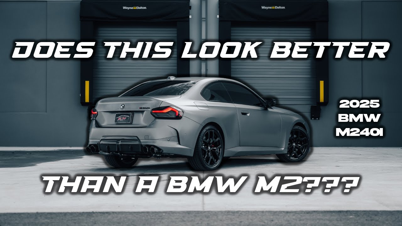 Выглядит ли M240i лучше, чем M2? | Матовый PPF + тонировка (серый небоскреб)