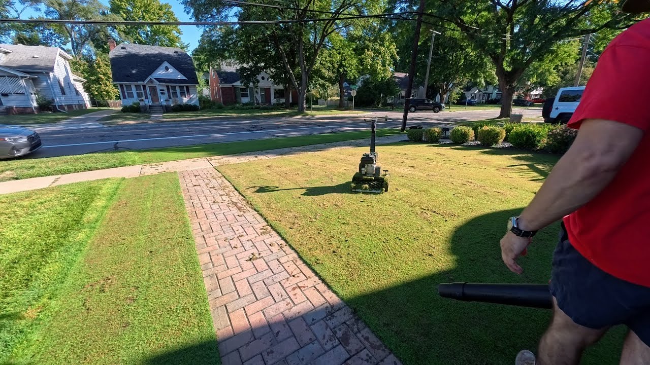 Verticuting my Bentgrass