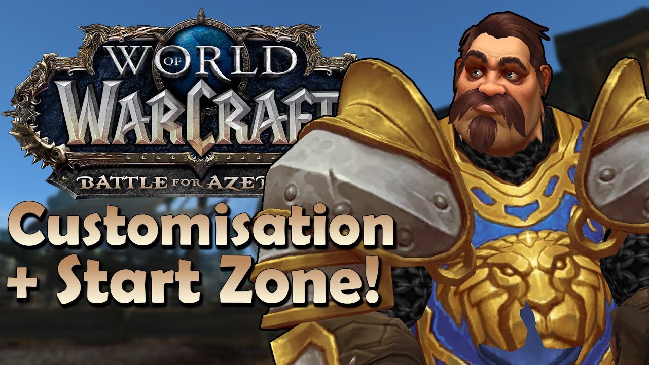 Kul Tiran Customisation Options & Starting Zone Preview! | Battle for Azeroth