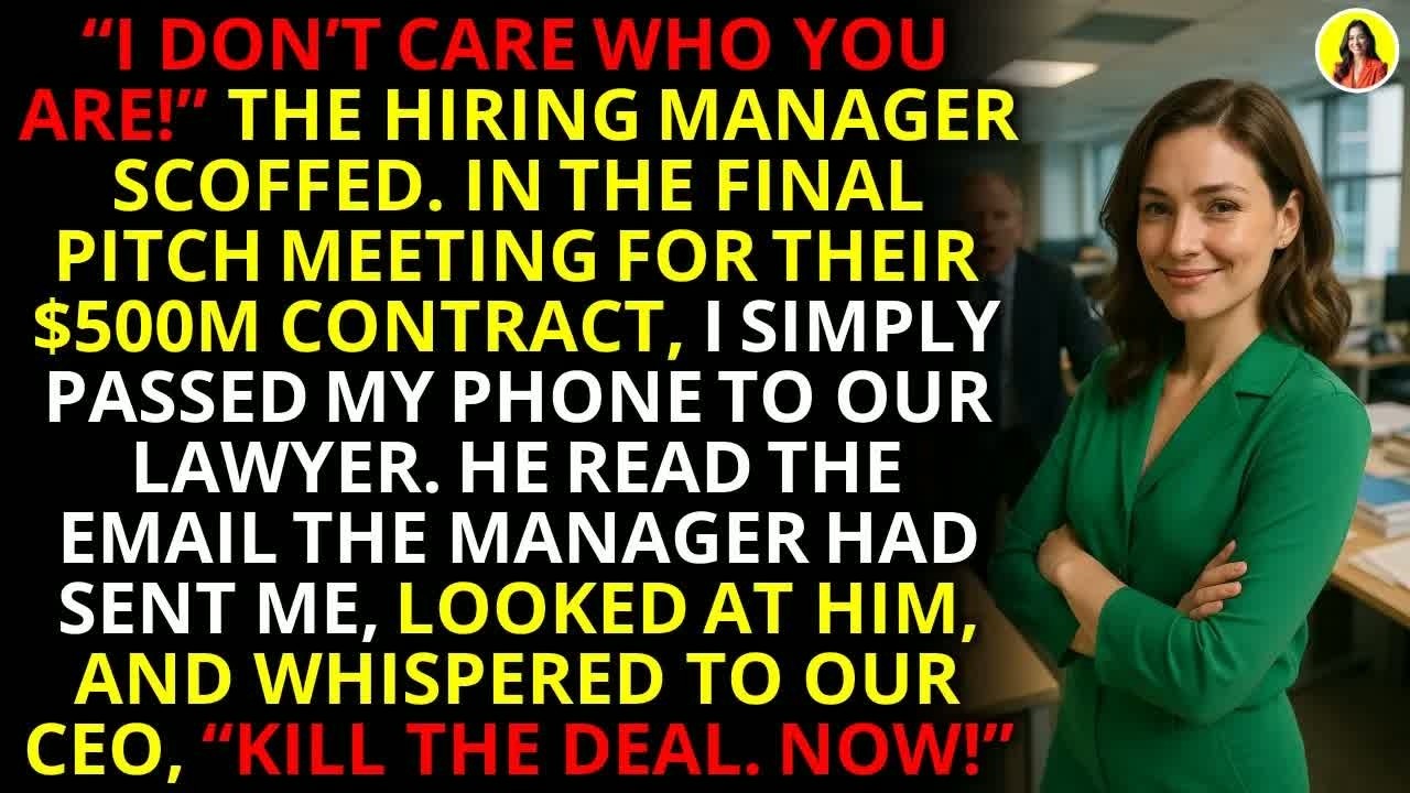 She Ended a $500M Deal With One Email | Quiet Corporate Revenge Exposed